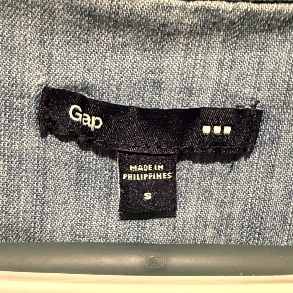 GAP Denim Blue Long Sleeve Dress